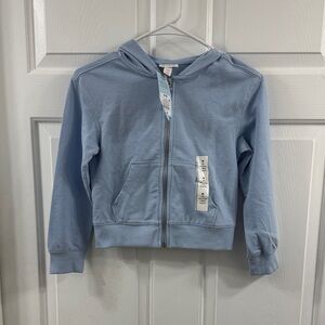 Cat & Jack Light Blue Zip-Up Hoodie